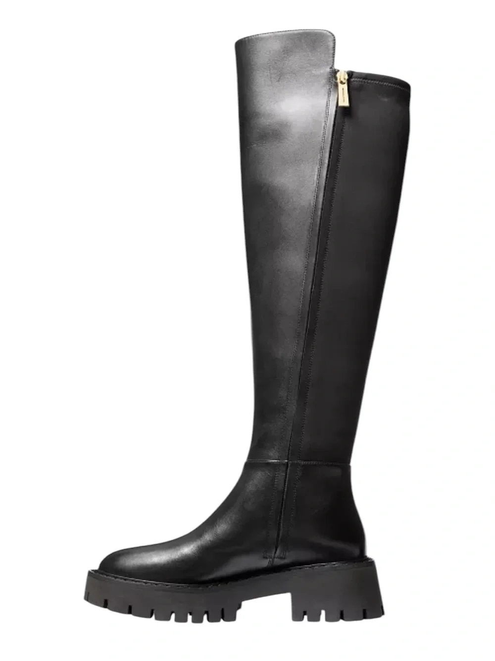 New Michael Kors Women’s Genuine Leather Asher Tall Boots Block Heel Fall Winter